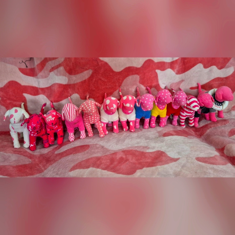 RARE VINTAGE Victoria's secret pink puppy collection